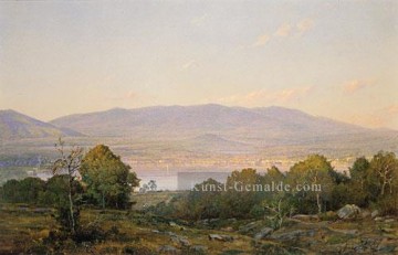  William Kunst - Sundown At Center Harbor New Hampshire Szenerie William Trost Richards